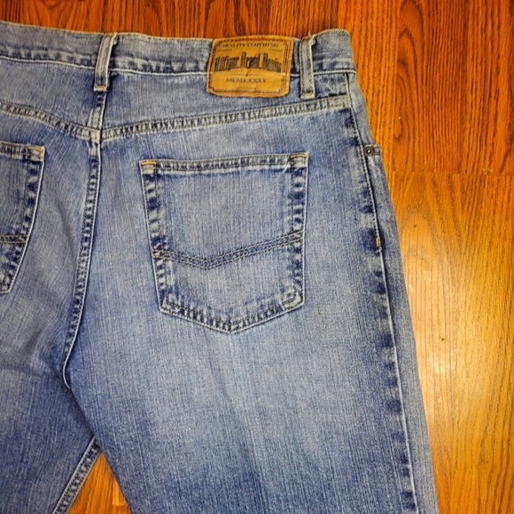 Tommy Hilfiger Blue Jeans Mens 35x25 Classic Straight A93 - Picture 11 of 13